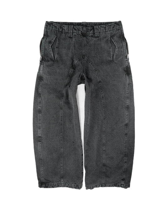 Waxed Denim Snowpants